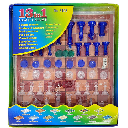 13 in 1 Family Board Game Set