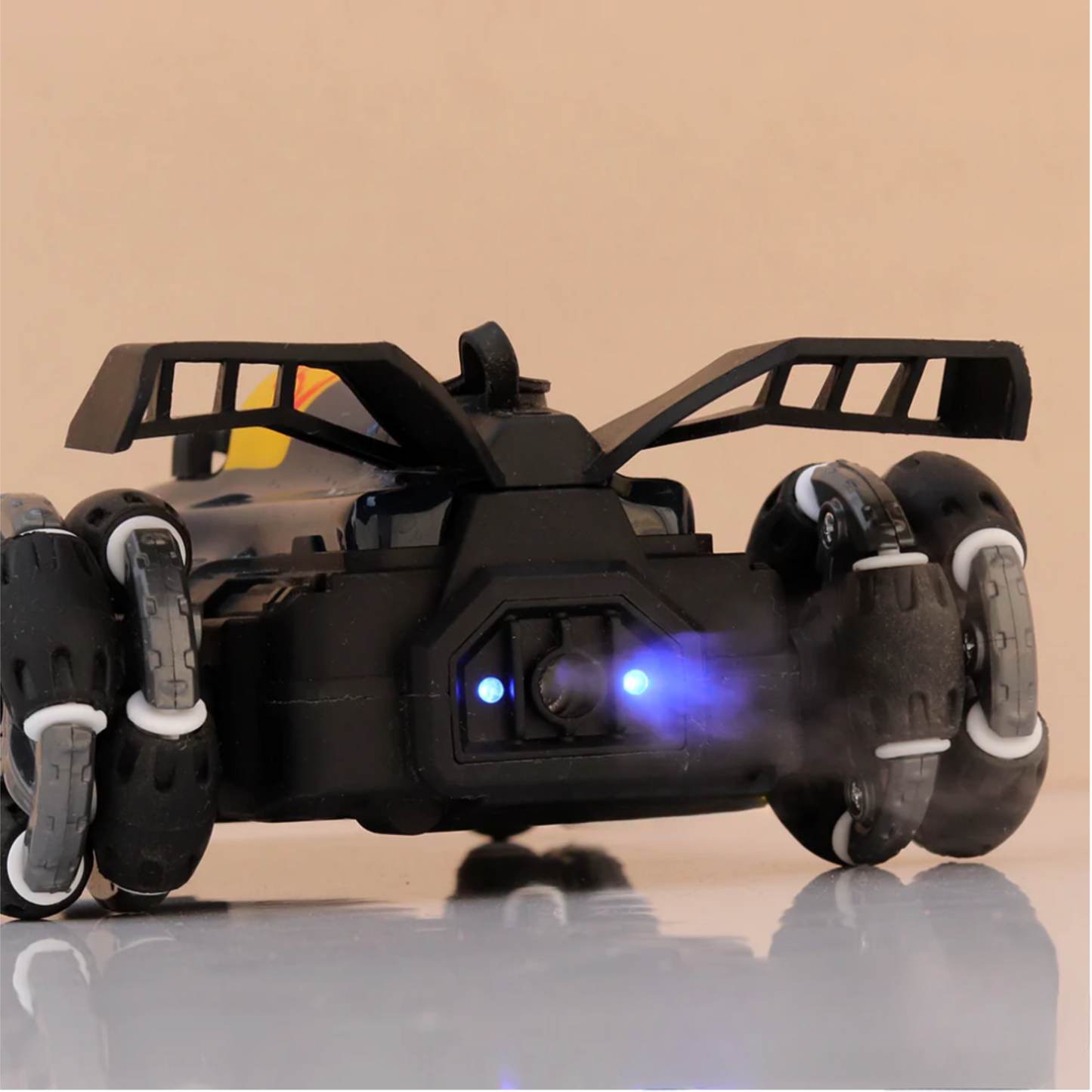 2-in-1 Gesture & Remote Control Drift Racing Car – 360° Spins, Lights, Music & Spray Effect for Kids