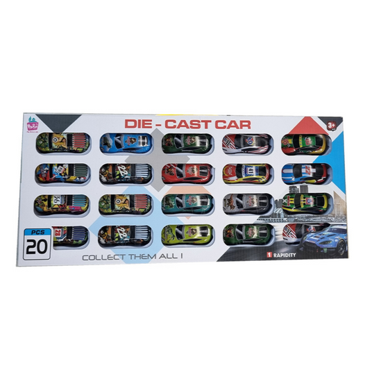 20 PCS Die-Cast Car Set for Kids