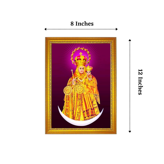 Annai Velankanni Matha 8x12 Inch Photo Frame