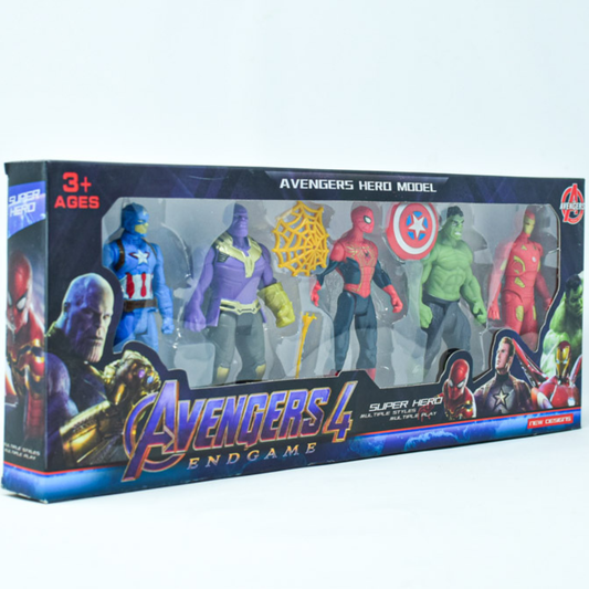 Avengers 4 Endgame Superhero Action Figure Set