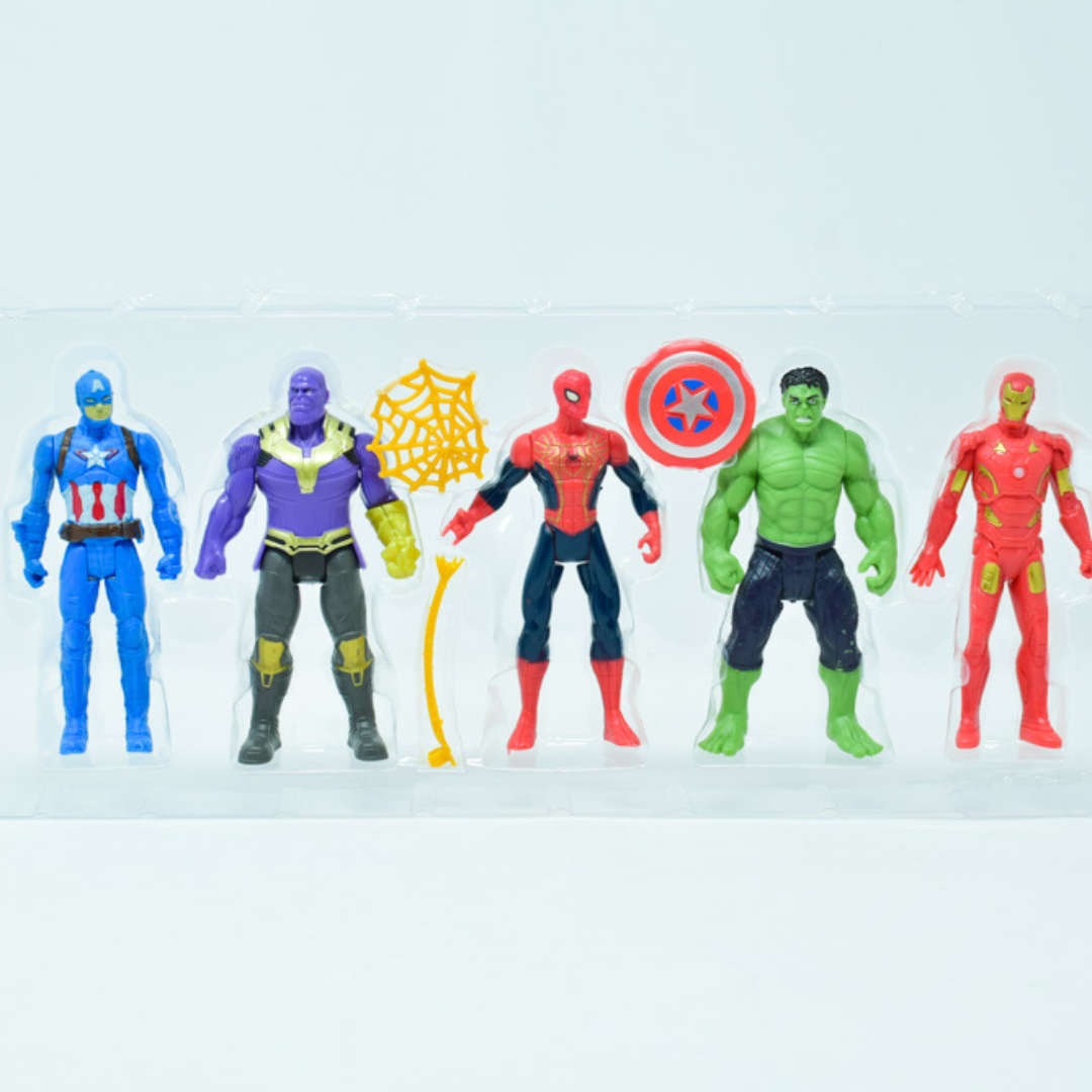 Avengers 4 Endgame Superhero Action Figure Set