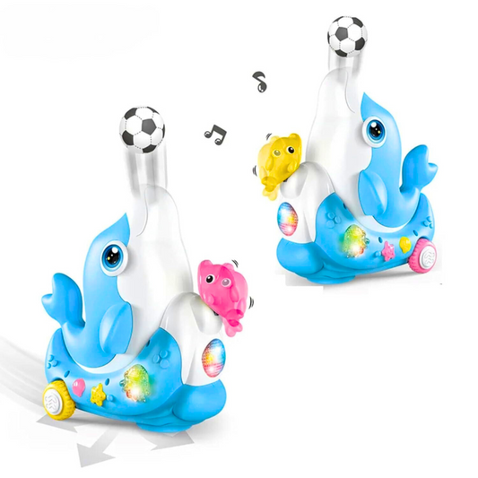 Blowing Ball Dolphin Toy for Kids