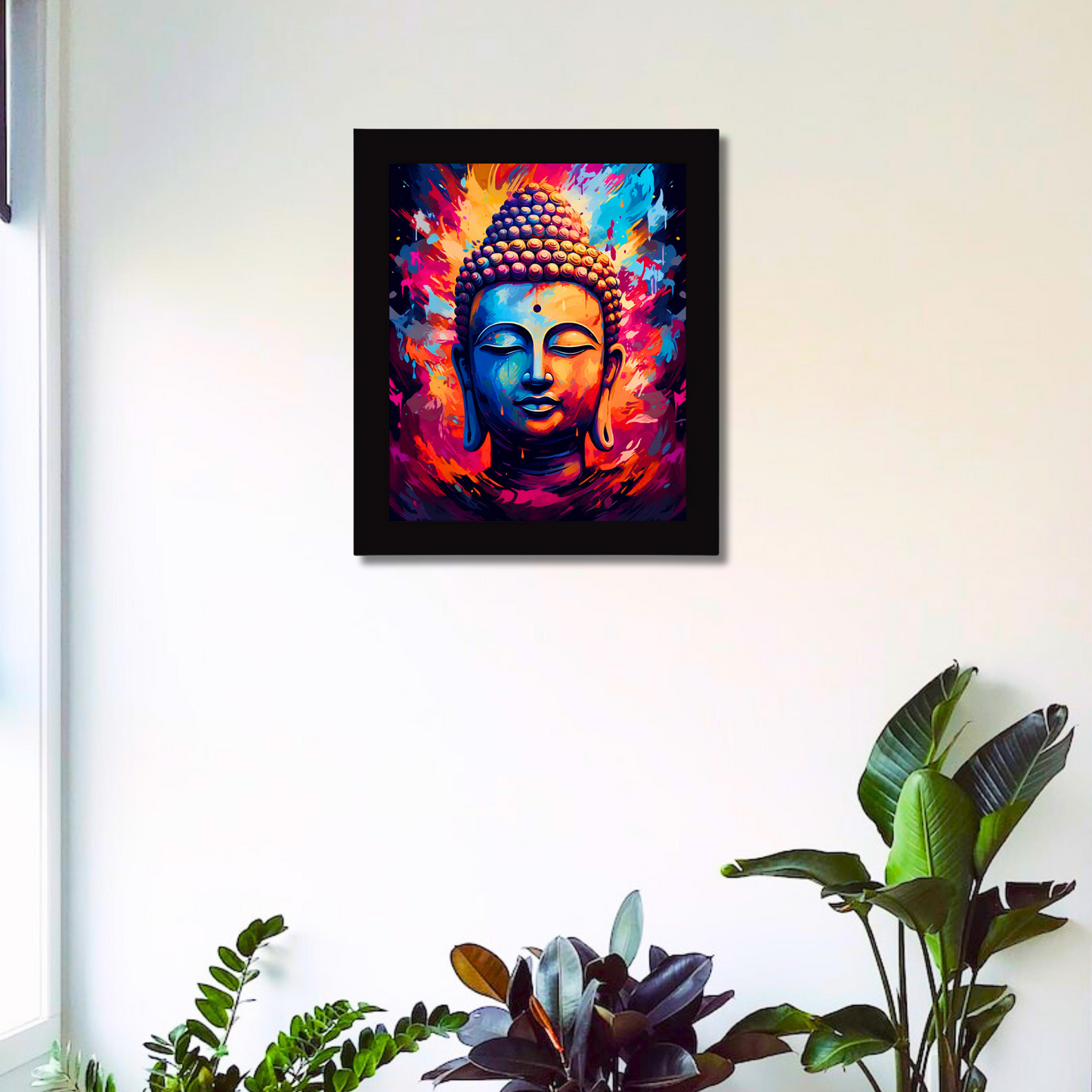 "Buddha Painting" 10x12 Inches Matte Finish Photo Frame