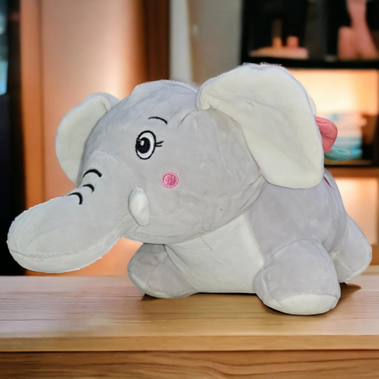 Cute Elephant Soft Toy – Jumbo Size Cuddly Plush Toy for Kids & Babies