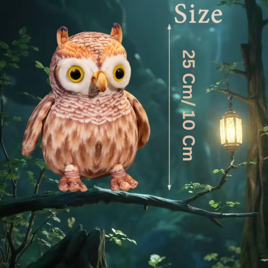 Cute Owl Plush Toy – Soft & Realistic Stuffed Animal for Kids