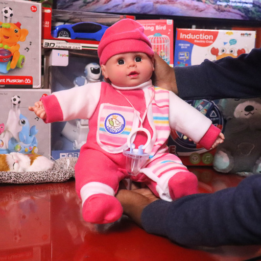 Lifelike Baby Doll with Music & Pacifier