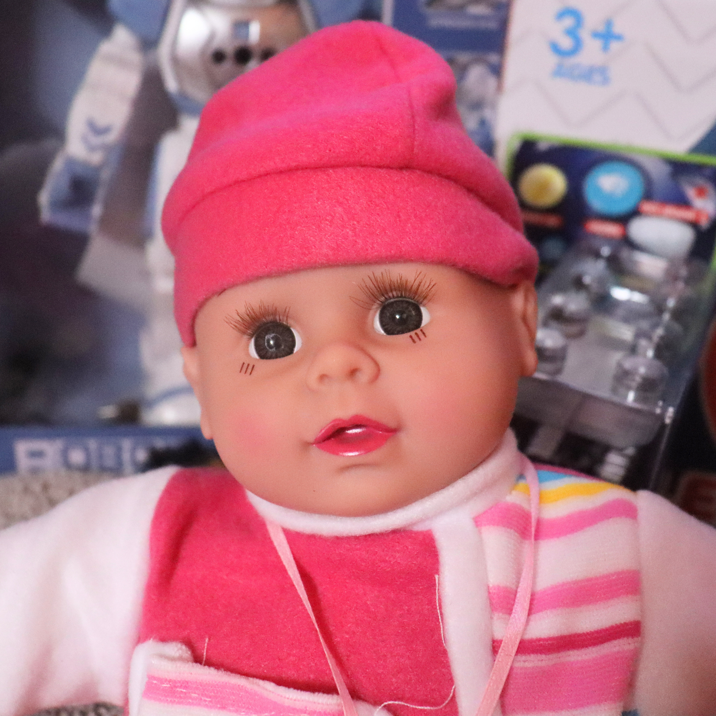 Lifelike Baby Doll with Music & Pacifier