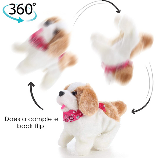 Flipping Electronic Puppy Toy for Kids