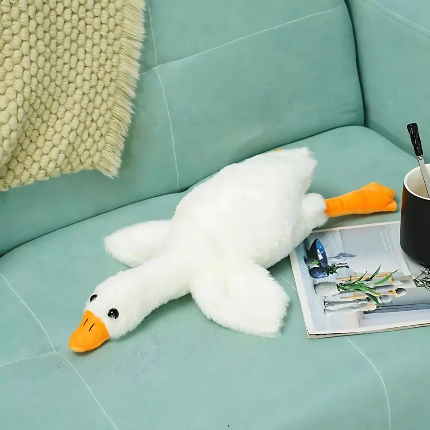 Premium Cute Goose Plush Toy – Soft & Huggable Stuffed Animal for Kids & Gifts