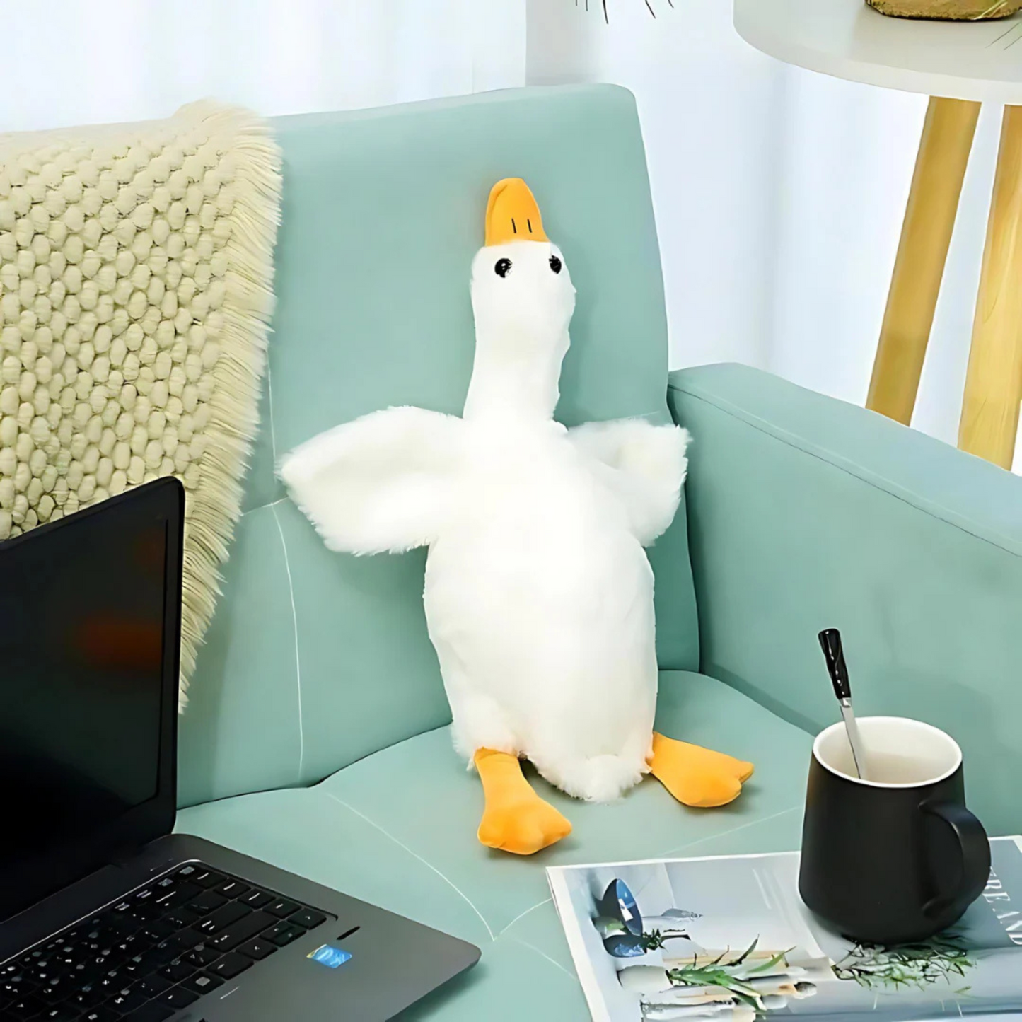 Premium Cute Goose Plush Toy – Soft & Huggable Stuffed Animal for Kids & Gifts