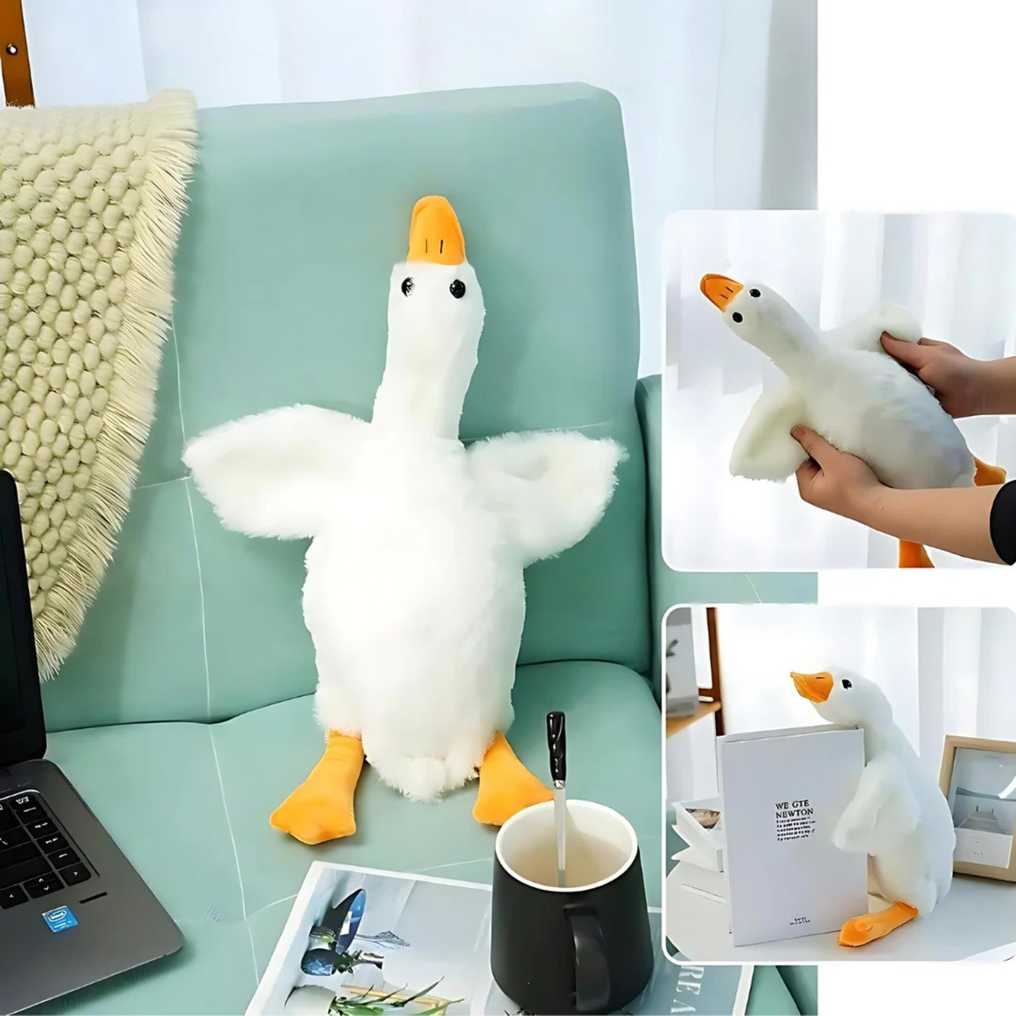 Premium Cute Goose Plush Toy – Soft & Huggable Stuffed Animal for Kids & Gifts