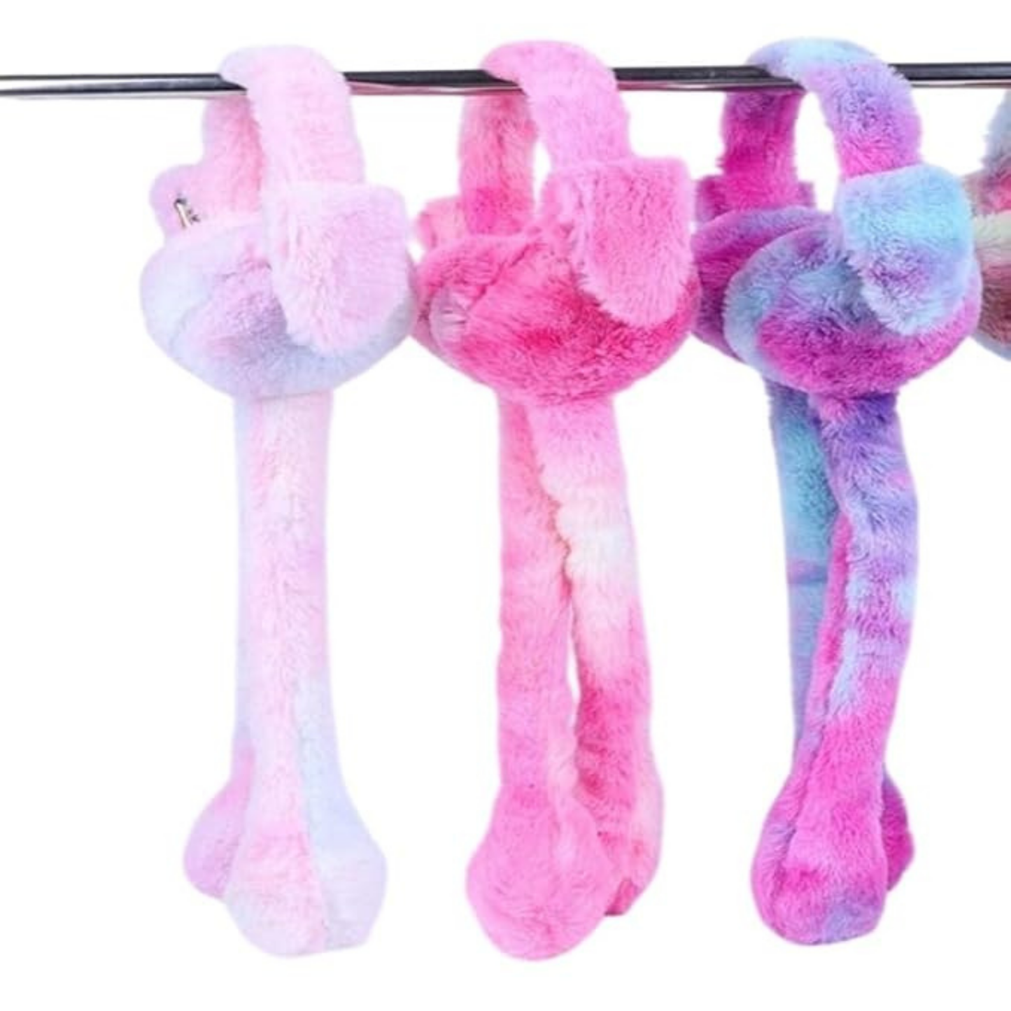 Premium Cute Bunny Earmuffs with Plush Moving Ears