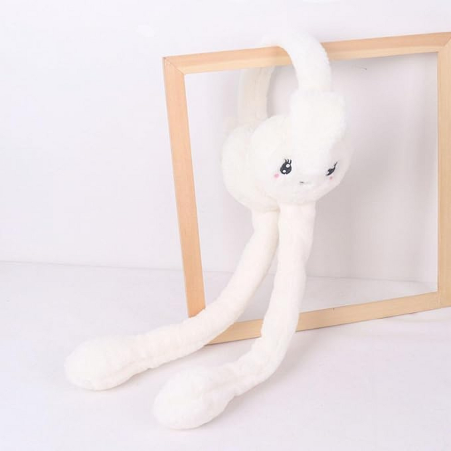 Premium Cute Bunny Earmuffs with Plush Moving Ears