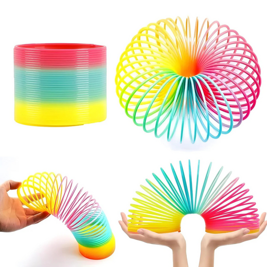 Rainbow Magic Spring Toy for Kids - Pack of 2