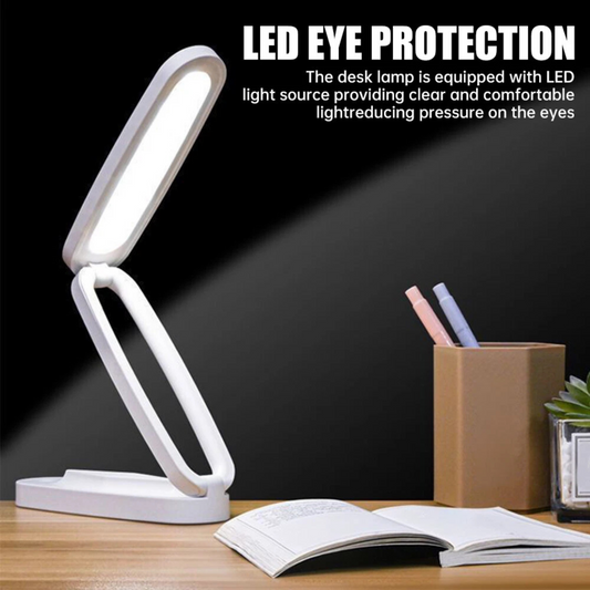 Rechargeable LED Table Lamp with Touch Sensor – Foldable & Eye Protection Desk Light for Study, Office & Bedroom