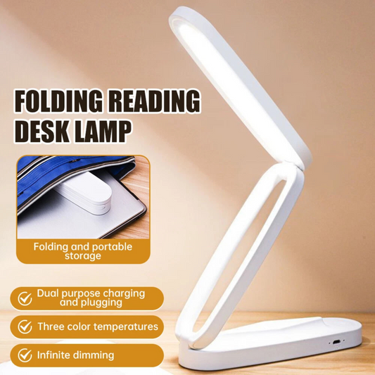 Rechargeable LED Table Lamp with Touch Sensor – Foldable & Eye Protection Desk Light for Study, Office & Bedroom