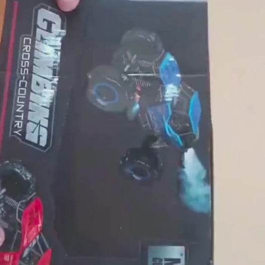 RC Monster Truck Toy – Off-Road Car with Mist Smoke & LED Lights | Rechargeable