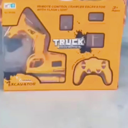 5-Channel Remote Control Excavator Truck Toy - Rechargeable