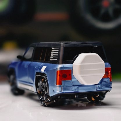 1:12 Scale Rechargeable RC Drift Car with EV Power Charging Station | Auto Parking, Remote Door Open, LED Lights & Music | Premium Remote Control Toy Car for Kids 3+ Years