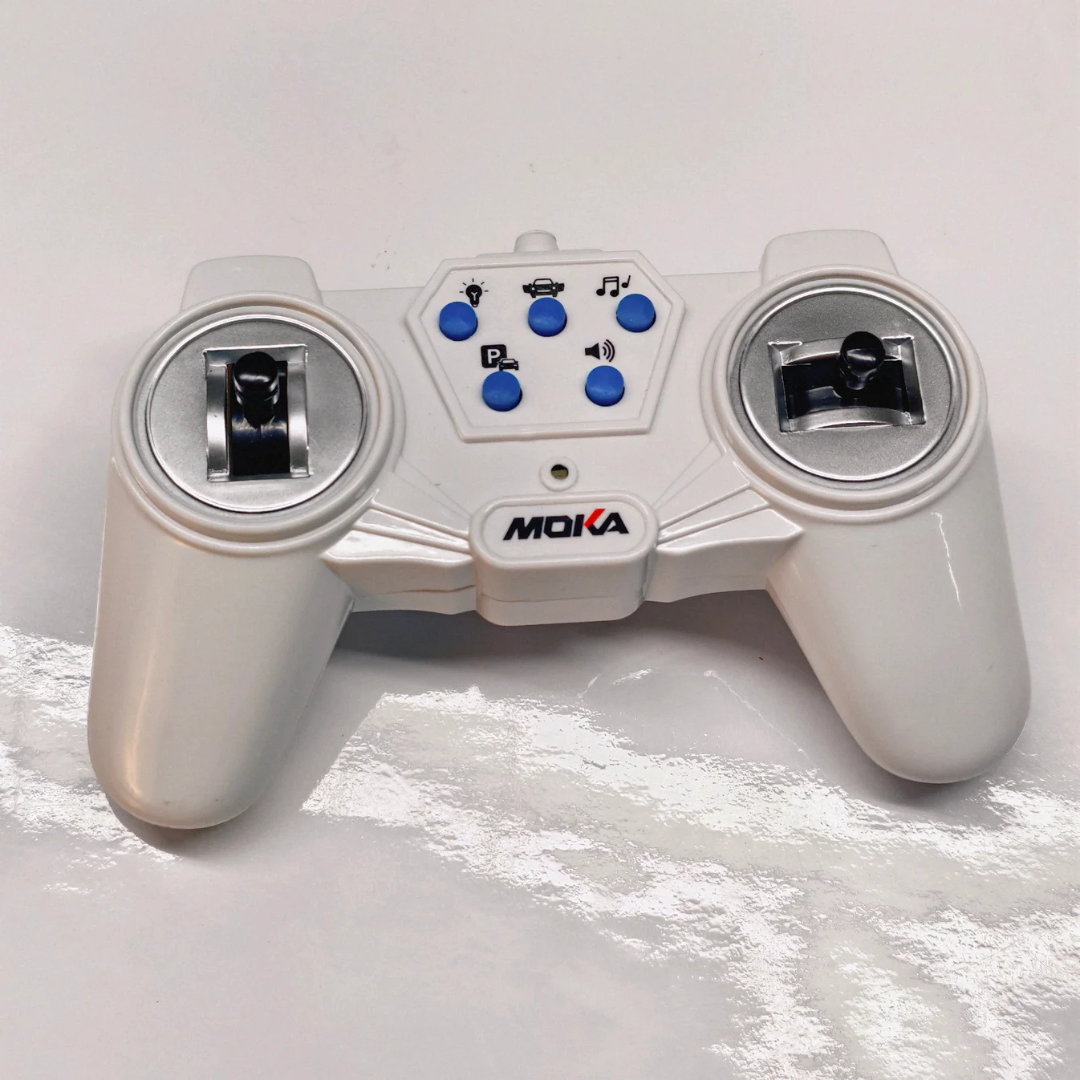 1:12 Scale Rechargeable RC Drift Car with EV Power Charging Station | Auto Parking, Remote Door Open, LED Lights & Music | Premium Remote Control Toy Car for Kids 3+ Years