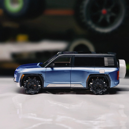 1:12 Scale Rechargeable RC Drift Car with EV Power Charging Station | Auto Parking, Remote Door Open, LED Lights & Music | Premium Remote Control Toy Car for Kids 3+ Years