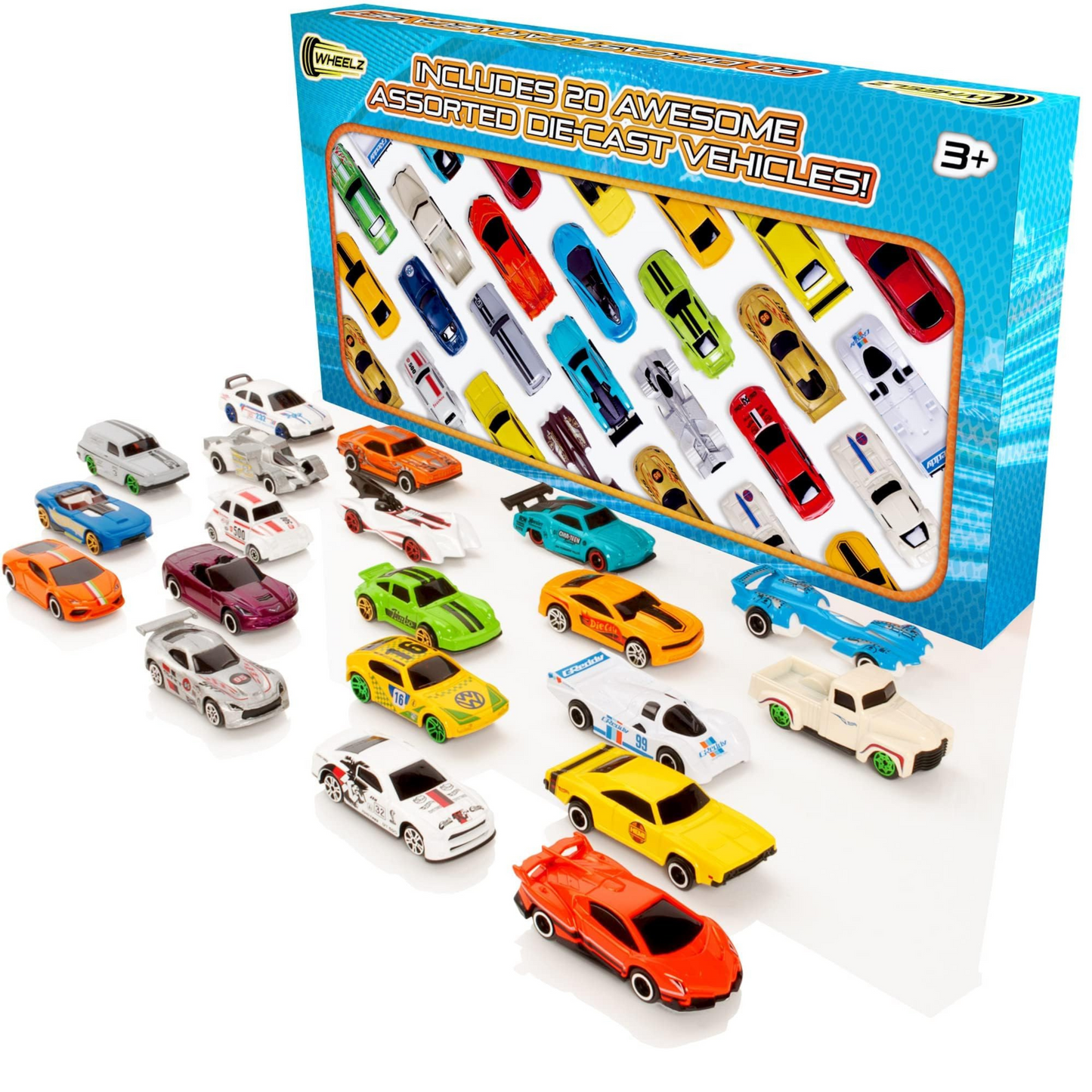 20 PCS Die-Cast Car Set for Kids