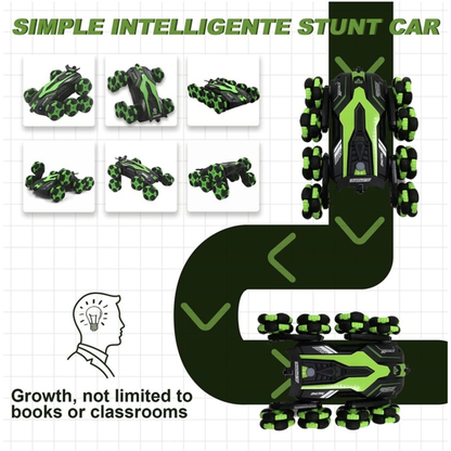 8WD RC Stunt Car with Spray, Lights & Music | 2.4GHz Remote Control 360° Rotation Toy Vehicle for Kids 3+ Years