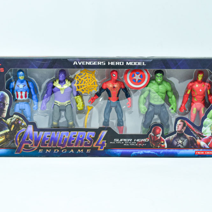 Avengers 4 Endgame Superhero Action Figure Set