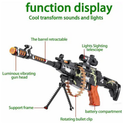Battery Operated Machine Gun Toy
