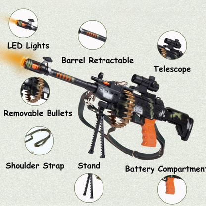 Battery Operated Machine Gun Toy