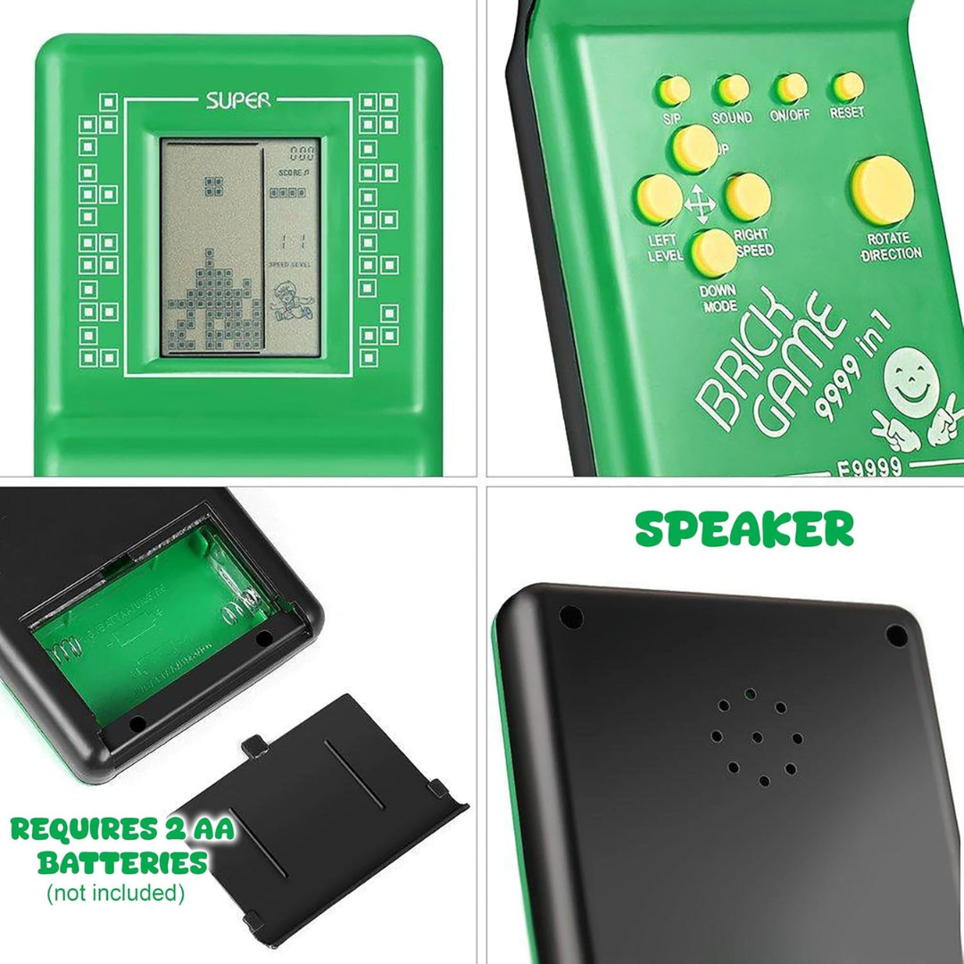Brick Game 9999 in 1 Retro Handheld Video Game Console