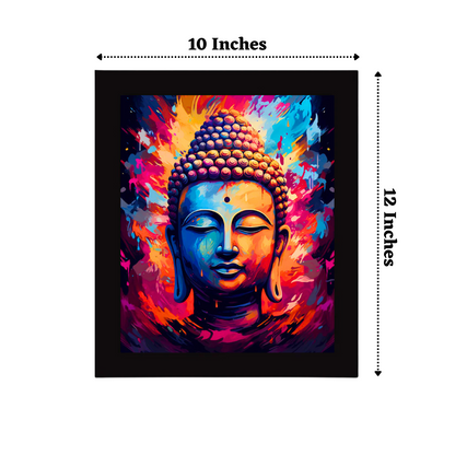 "Buddha Painting" 10x12 Inches Matte Finish Photo Frame