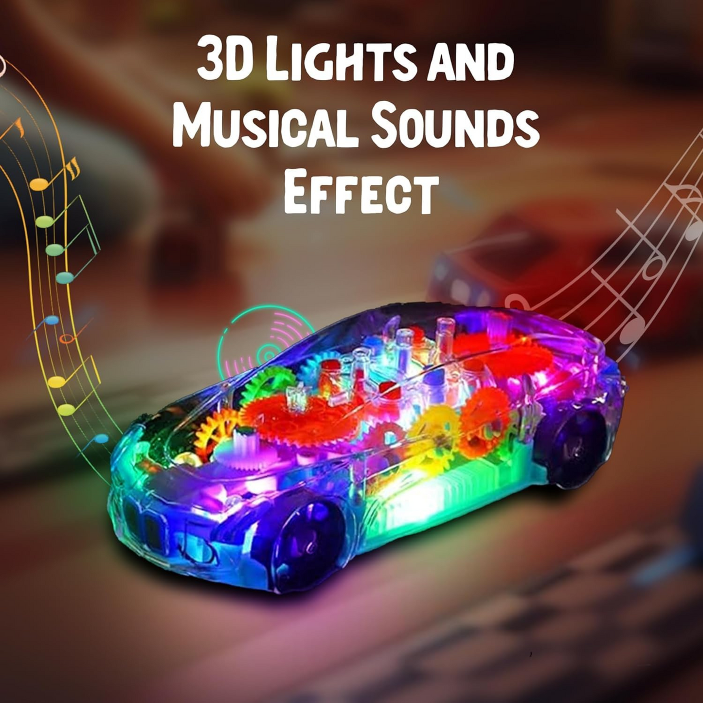 Concept Racing Car Toy with Lights & Music