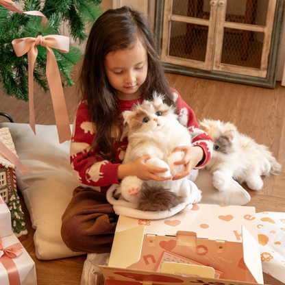 Cute Cat Plush Backpack for Kids & Girls