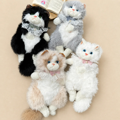 Cute Cat Plush Backpack for Kids & Girls