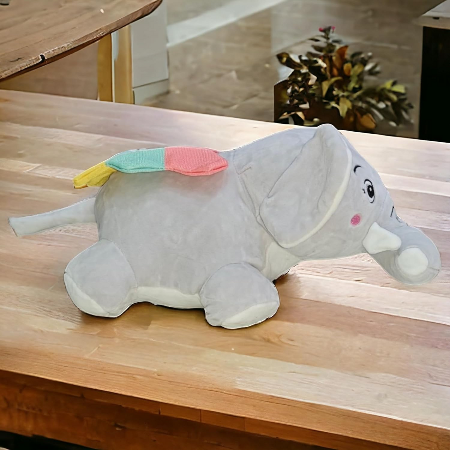 Cute Elephant Soft Toy – Jumbo Size Cuddly Plush Toy for Kids & Babies