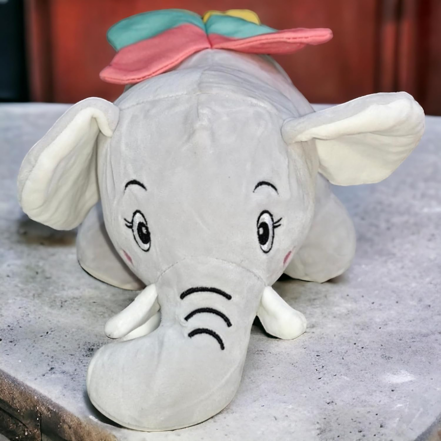 Cute Elephant Soft Toy – Jumbo Size Cuddly Plush Toy for Kids & Babies