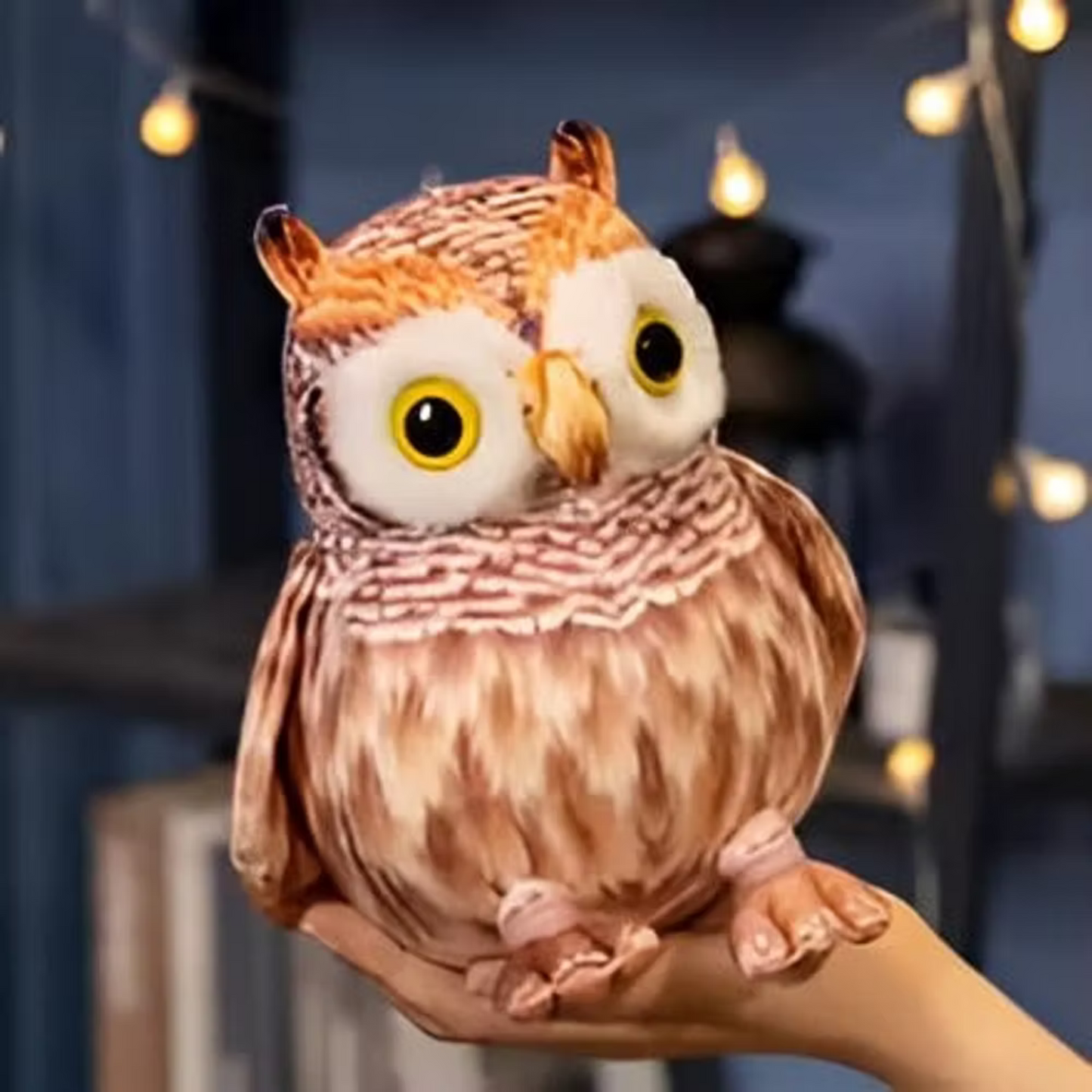 Cute Owl Plush Toy – Soft & Realistic Stuffed Animal for Kids