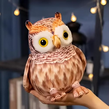 Cute Owl Plush Toy – Soft & Realistic Stuffed Animal for Kids