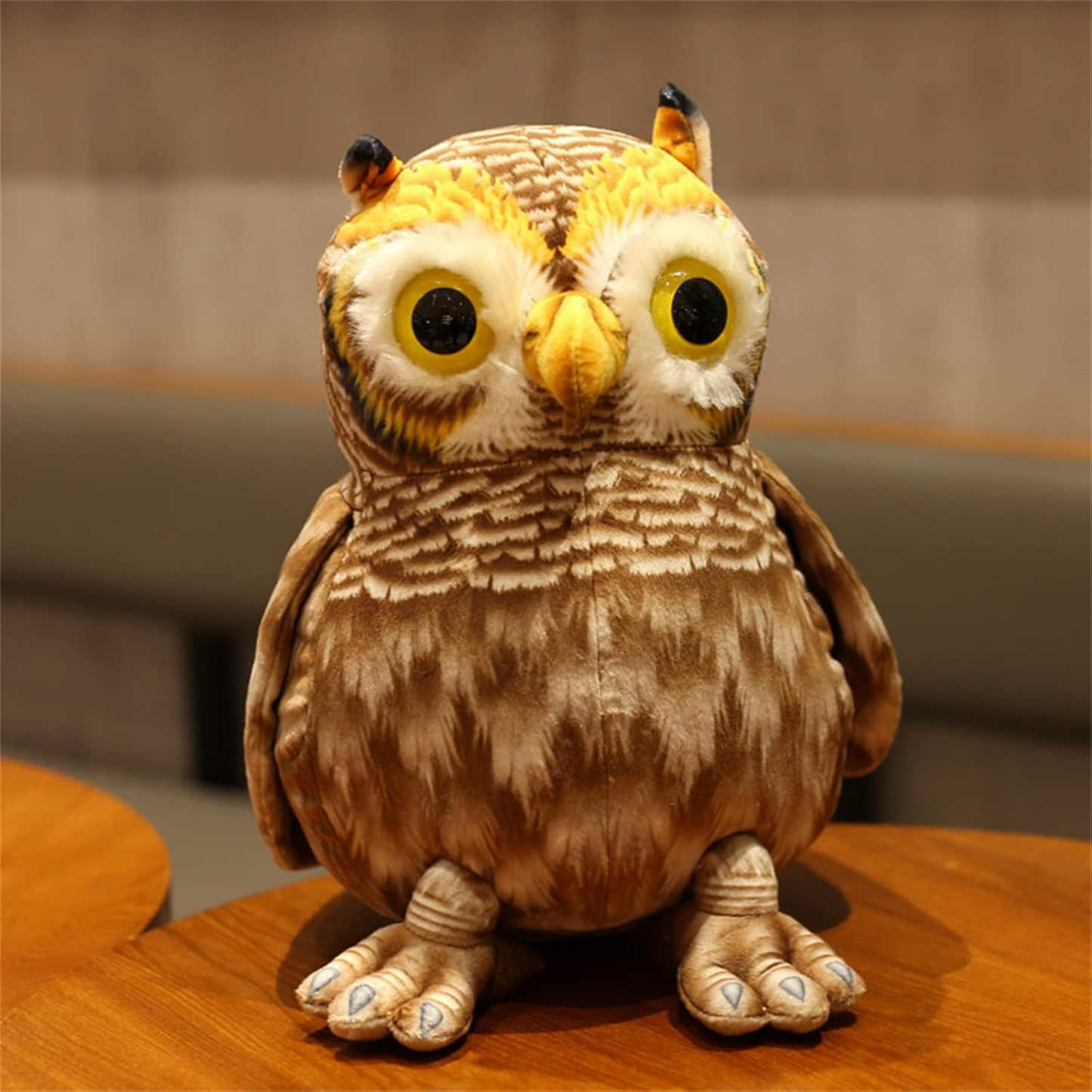 Cute Owl Plush Toy – Soft & Realistic Stuffed Animal for Kids