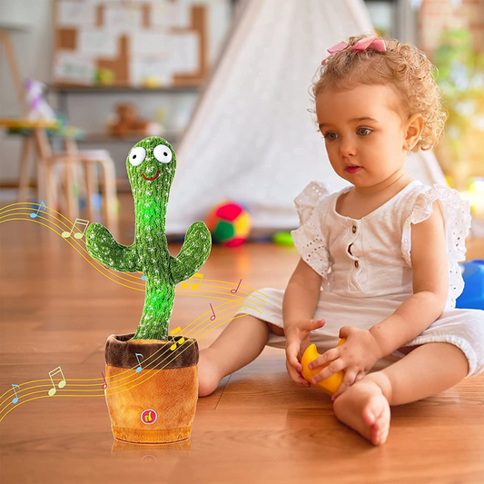 Dancing Cactus Toy – Talking, Singing & Glowing Plush for Kids