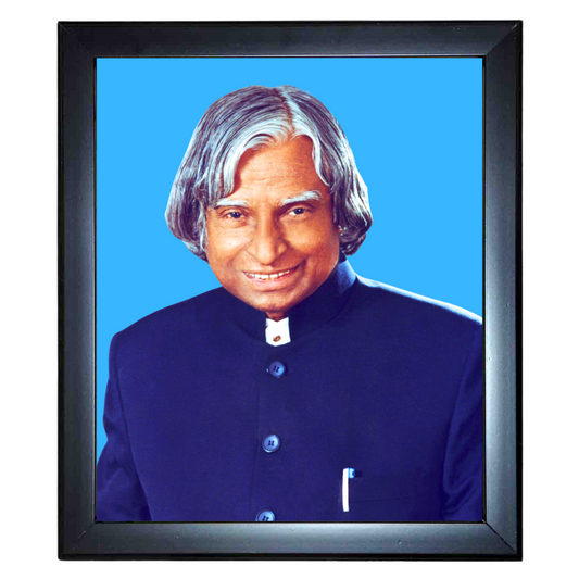 "Dr.A.P.J. Abdul Kalam" 10x12 Inches Glassy Finish Photo Frame – Iconic Wall Decor for Home & Office