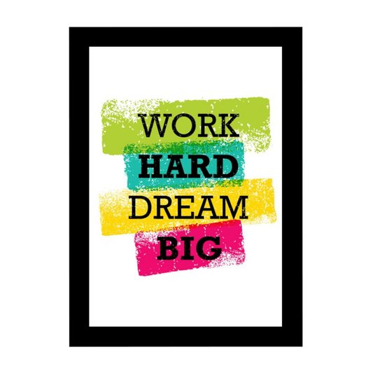 "Dream Big" 8x12 Matte Finish Inspirational Photo Frame