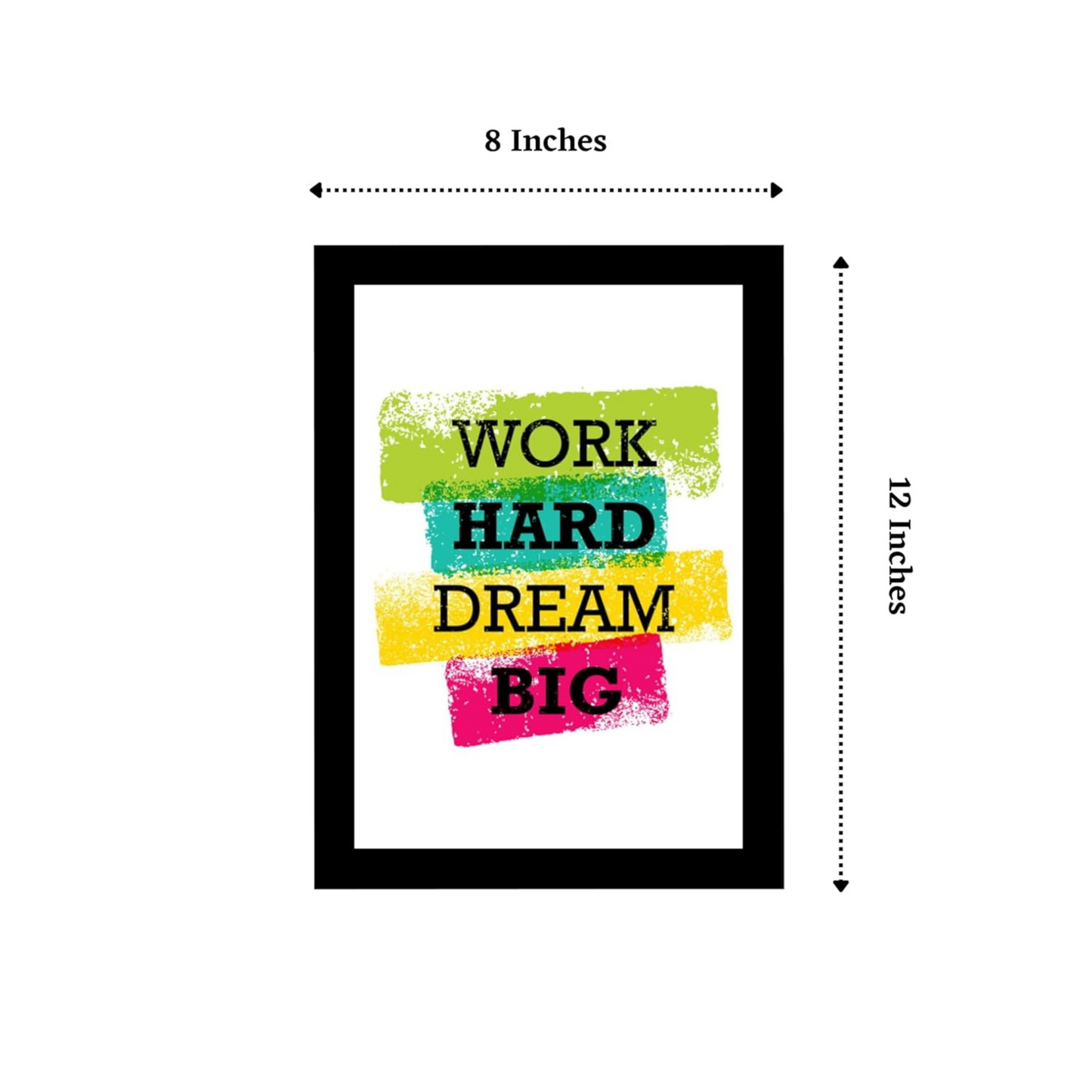 "Dream Big" 8x12 Matte Finish Inspirational Photo Frame