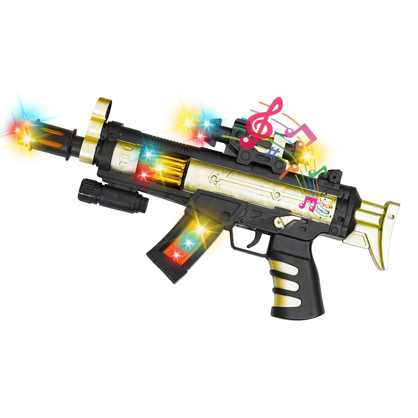 Electric Toy Gun with Vibration, Lights & Sound