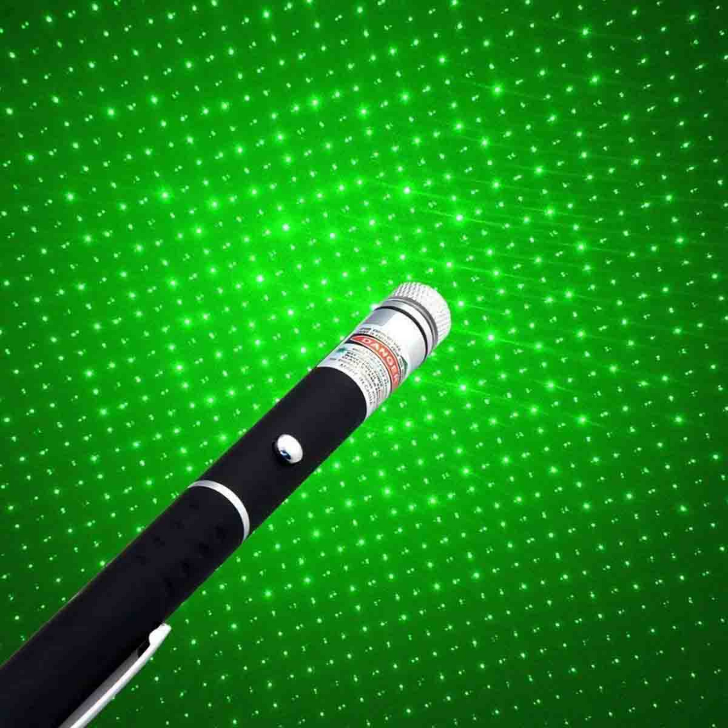 Green Laser Pointer Pen with Star Cap