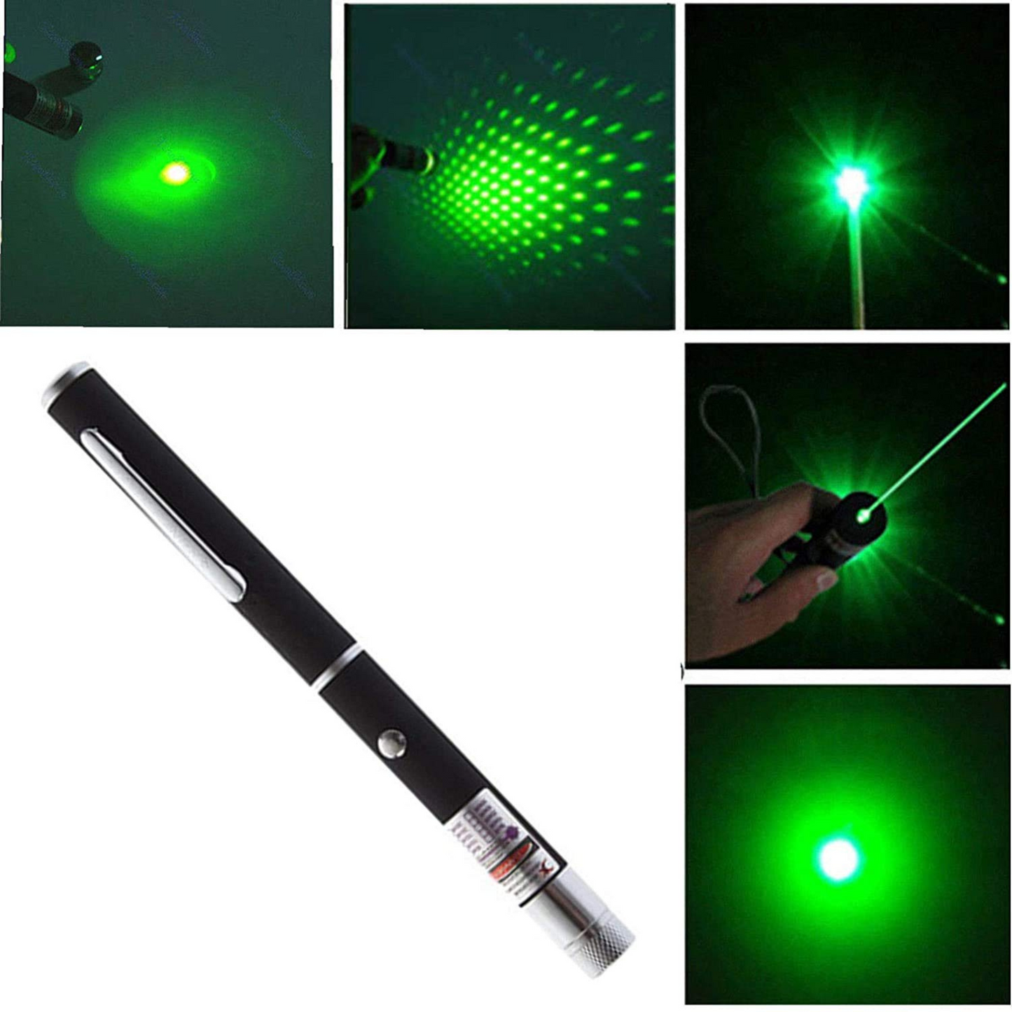 Green Laser Pointer Pen with Star Cap