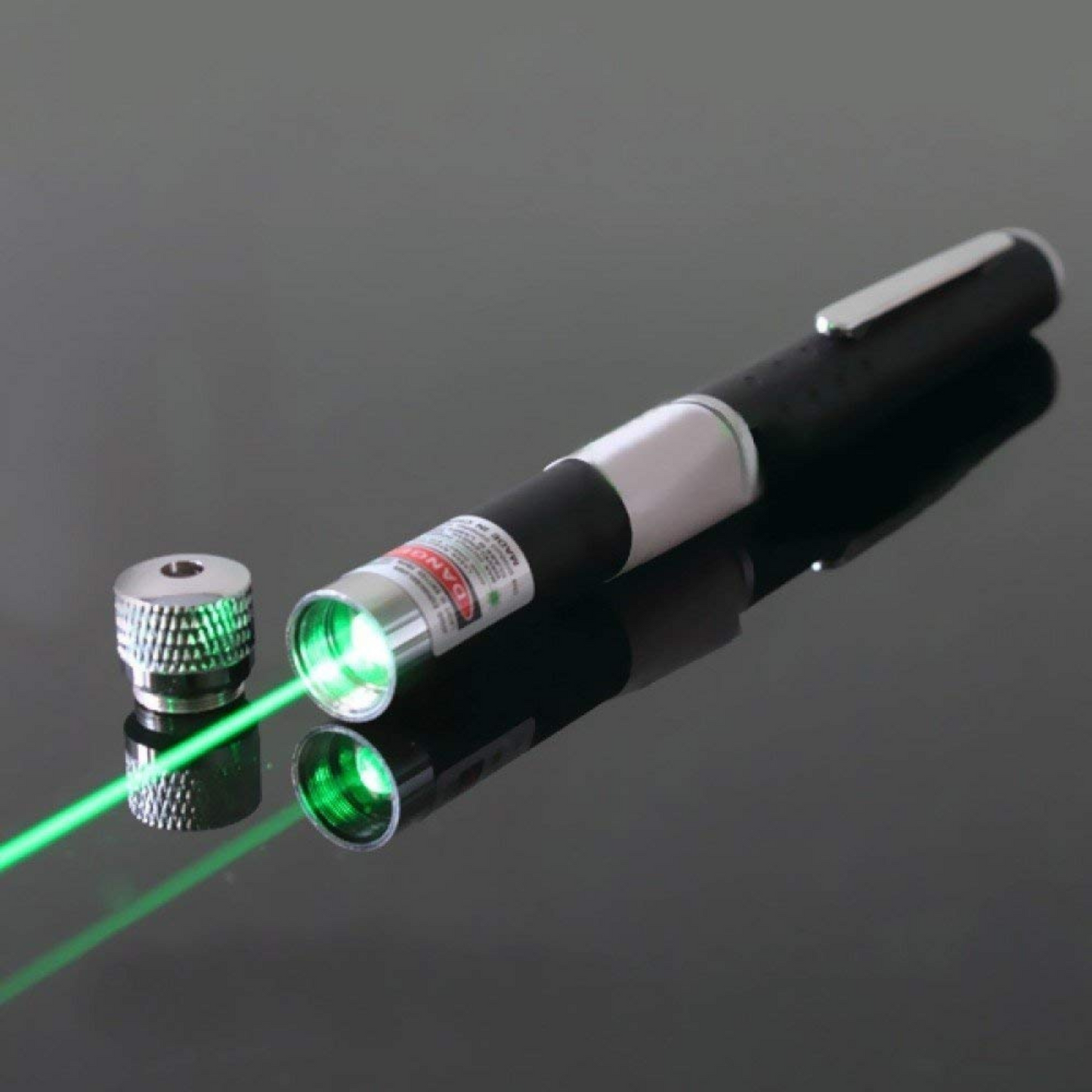 Green Laser Pointer Pen with Star Cap