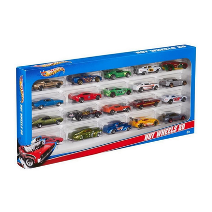 Hot Wheels 20-Car Gift Pack – Die-Cast Toy Cars for Kids